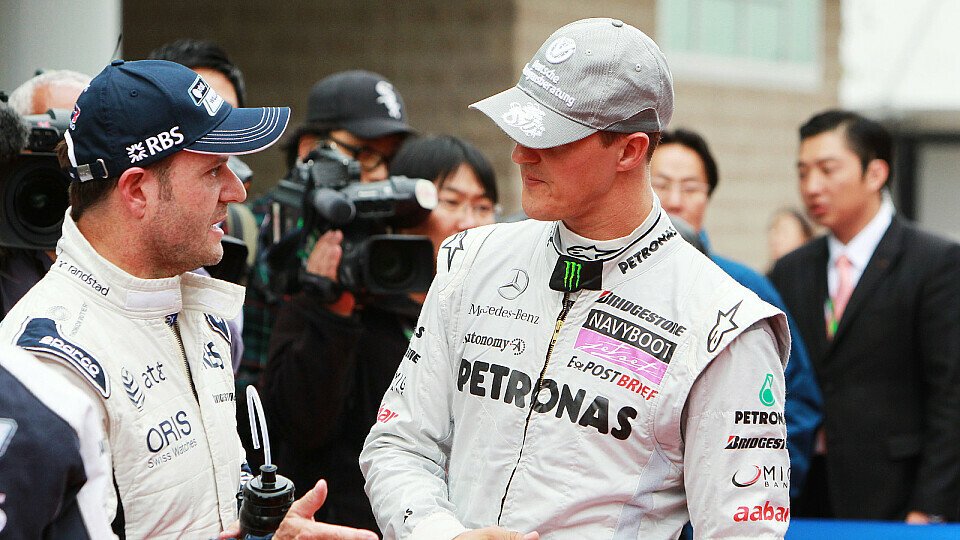 Michael Schumacher suchte das klärende Gespräch mit Rubens Barrichello, Foto: Sutton