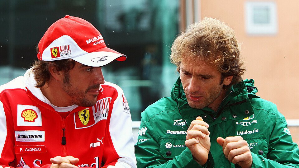 Trulli und Alonso pflegen seit Jahren ein freundschaftliches Verhältnis, Foto: Sutton