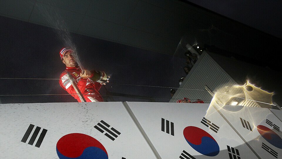 2010 siegte Fernando Alonso in der Regenschlacht von Yeongam, Foto: Sutton