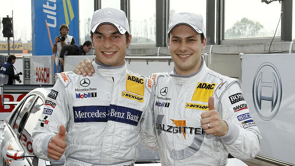 Gary Paffett und Bruno Spengler total glücklich, Foto: DTM