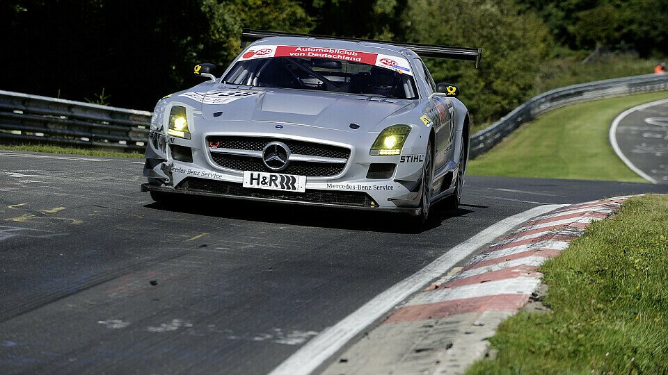 Platz drei für den SLS AMG GT3, Foto: Mercedes