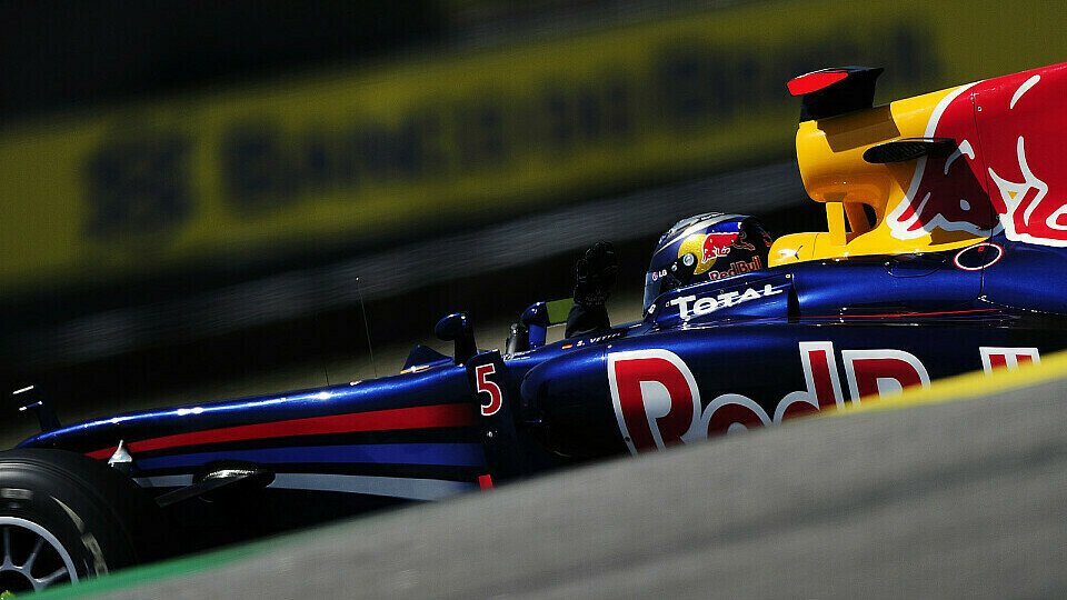 Sebastian Vettel hatte die Nase nur knapp vorne, Foto: Sutton