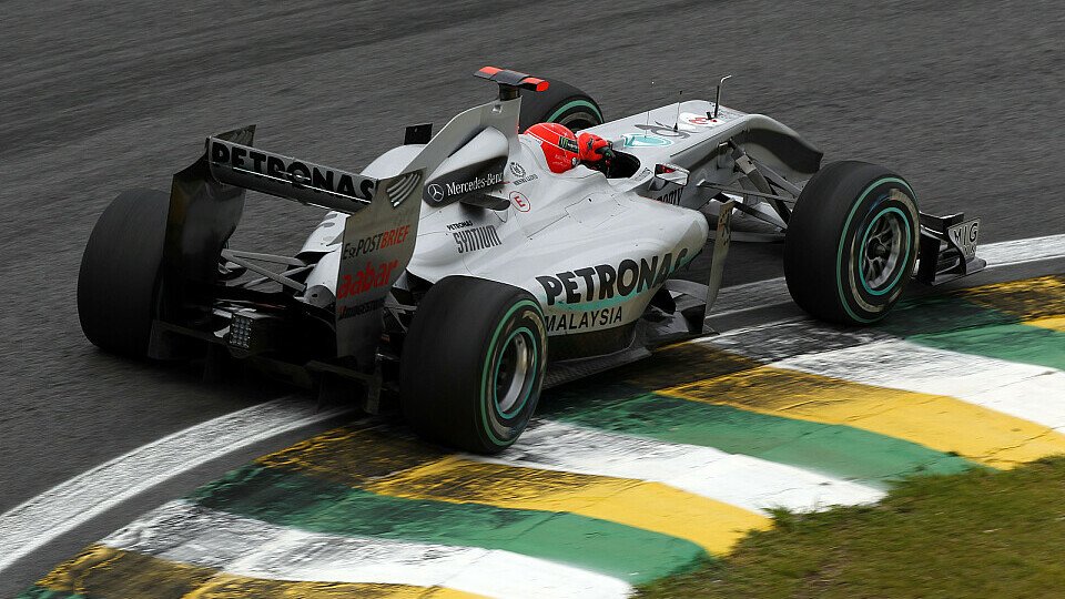 Michael Schumacher ist von Brasilien ermutigt, Foto: Mercedes GP