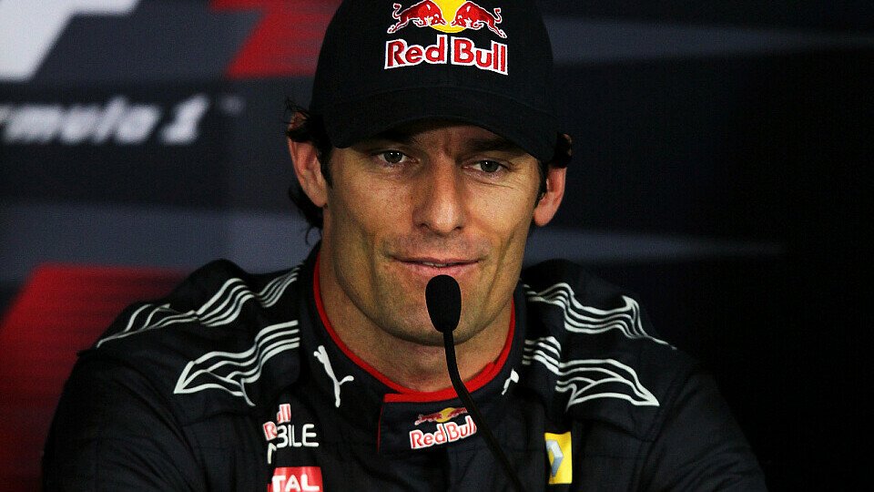 Mark Webber ist mit Platz 3 zufrieden, Foto: Sutton