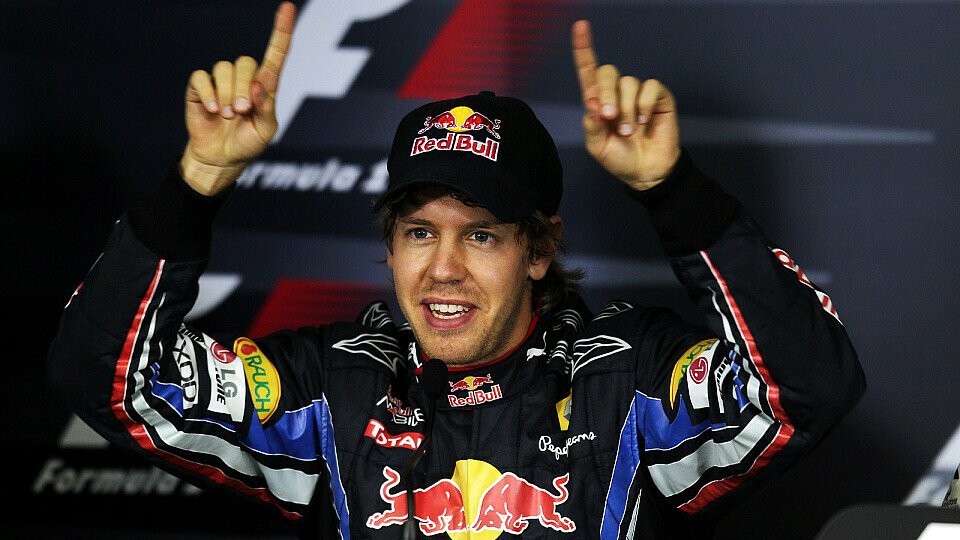 Sebastian Vettel hat gut lachen, Foto: Sutton
