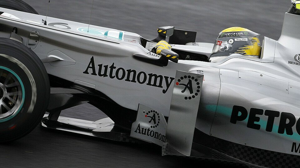 Nico Rosberg fuhr auf Platz sechs nach vorne, Foto: Mercedes GP
