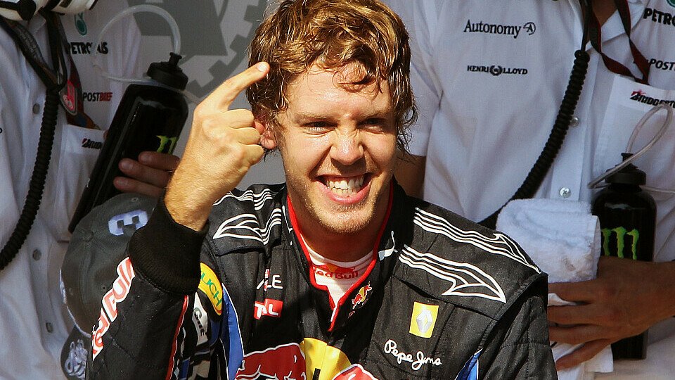 Sebastian Vettel durfte gewinnen, Foto: Sutton