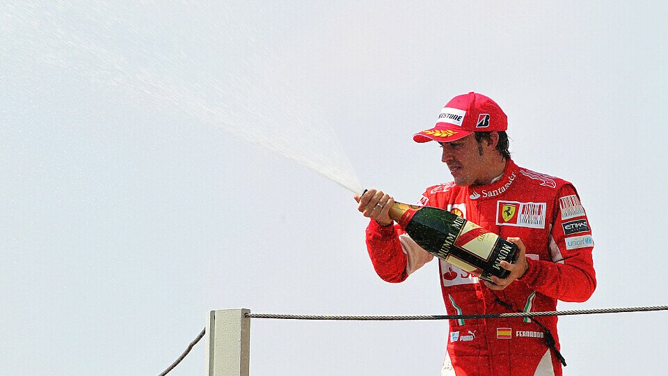 Fernando Alonso gefiel Platz drei ganz gut, Foto: Sutton