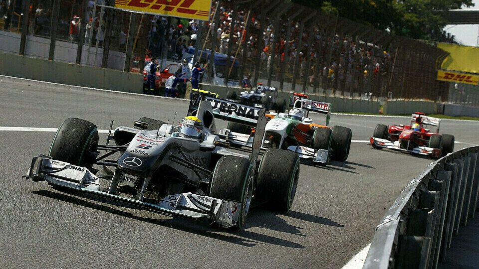 Nico Rosberg war zu selten der Gejagte, Foto: Mercedes GP
