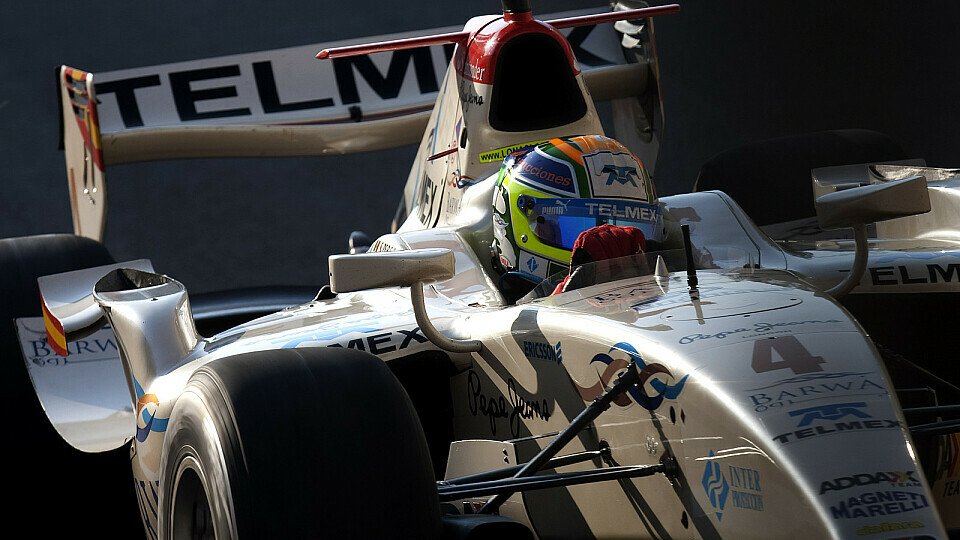 Sergio Perez fuhr über 20 Sekunden Vorsprung heraus, Foto: GP2 Series Sergio Perez fuhr über 20 Sekunden Vorsprung heraus, Foto: GP2 Series