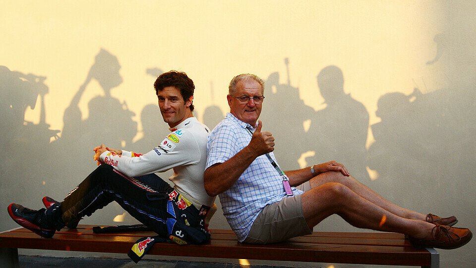 Vater Alan traut Mark Webber 2011 den Titel zu, Foto: Bridgestone