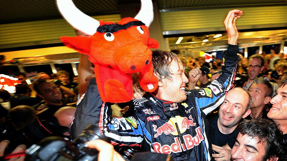 Vettel-Party ohne Webber, Foto: Red Bull/GEPA