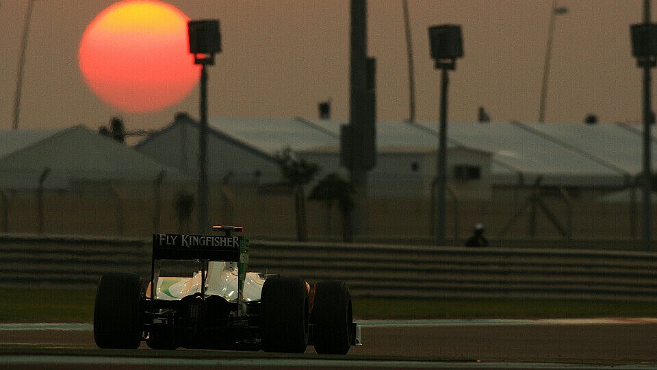 Die Sonne über der Saison 2011 geht so langsam unter - Force India will in Abu Dhabi Platz sechs festigen, Foto: Sutton