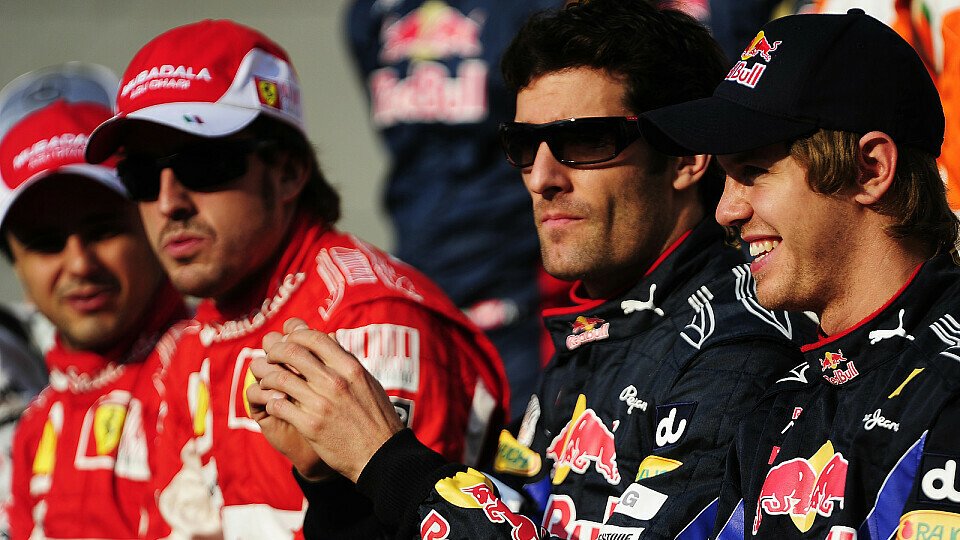 Sebastian Vettel und seine Rivalen kämpfen auch 2011 um die F1-Krone, Foto: Sutton