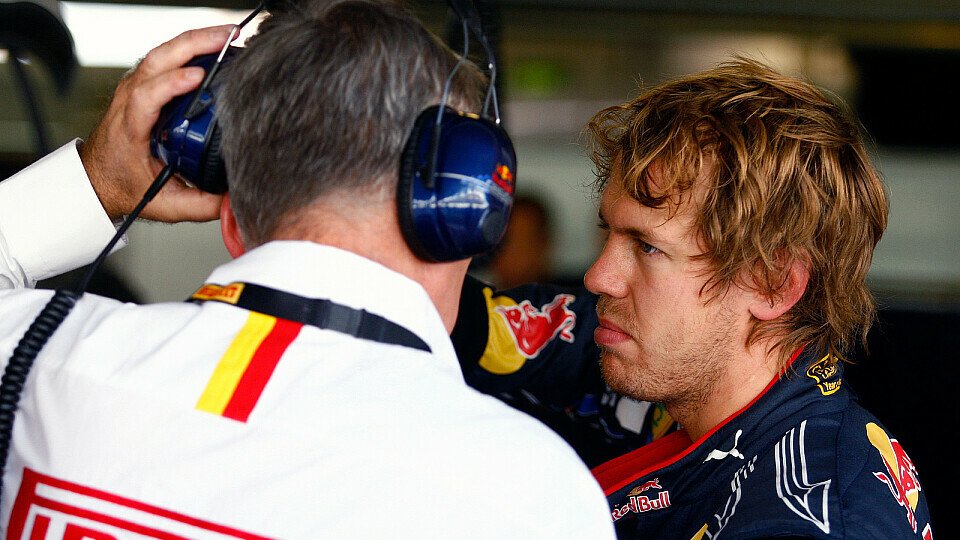 Sebastian Vettel war trotz der Plattfüße ganz zufrieden, Foto: Sutton