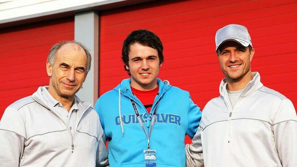 Peter Mücke und Ralf Schumacher freuen sich über ihren Neuzugang, Foto: Mücke Motorsport