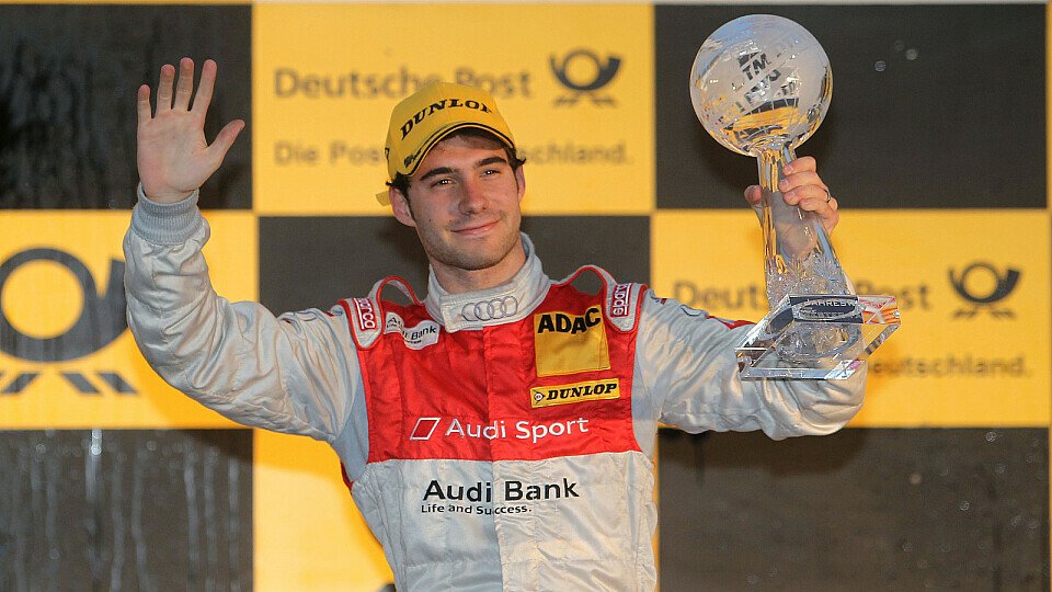 Nach dem Finale bekam Molina seine erste Trophäe, Foto: Audi