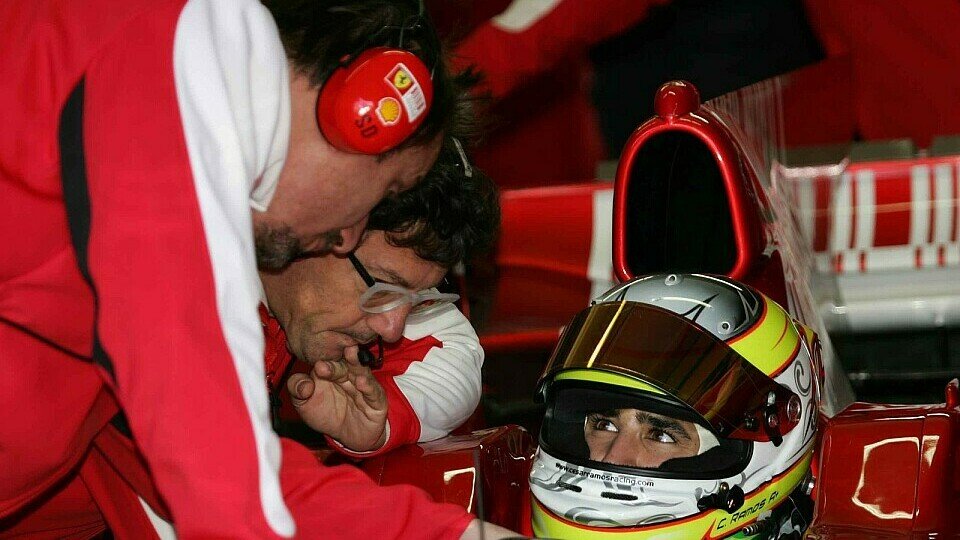 Ramos war einer der drei Glücklichen, Foto: Ferrari