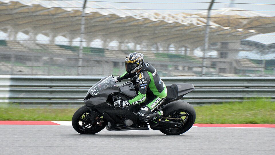 Chris Vermeulen konnte nur am Montag ein paar Runden drehen und brach den Test dann ab., Foto: Kawasaki