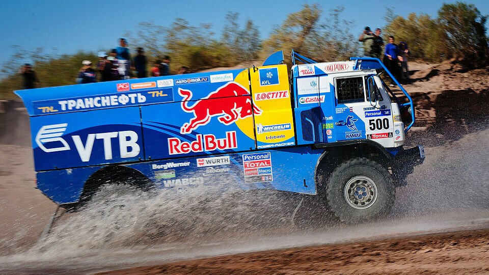 Die Trucks von Kamaz waren die letzten Jahre das Maß der Dinge, Foto: Red Bull/GEPA