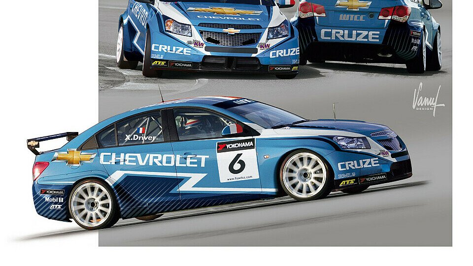 So sieht der Cruze in dieser Saison aus, Foto: Chevrolet So sieht der Cruze in dieser Saison aus, Foto: Chevrolet
