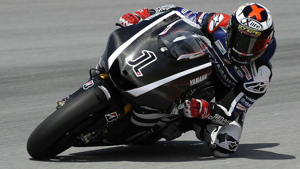 Mit der '1' holt sich Jorge Lorenzo erstmal die Zwei, Foto: Yamaha Factory Racing