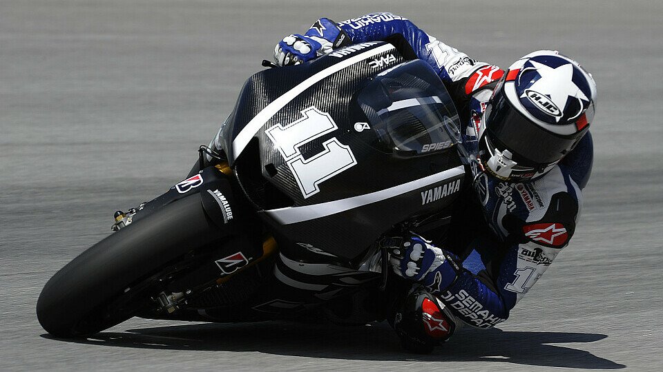 Spies und Lorenzo arbeiteten in Sepang weiter an den Grip-Problemen der M1 und erzielten gute Fortschritte., Foto: Milagro