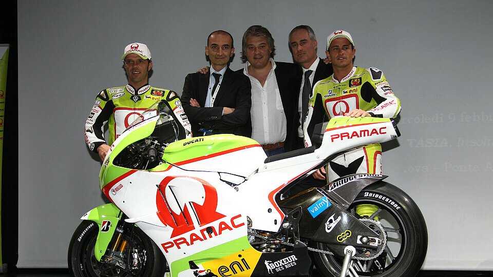 Das Pramac-Team für 2011 hat sich vorgestellt., Foto: Pramac