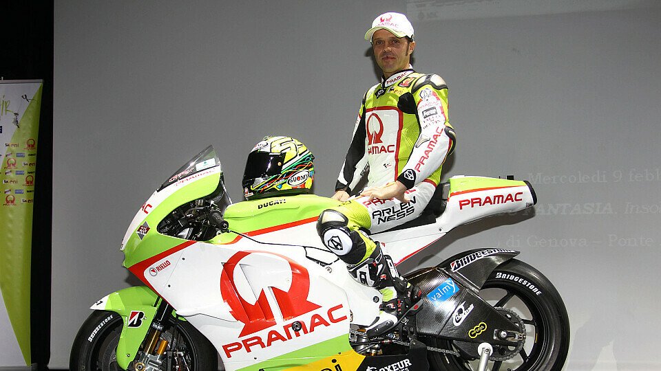 Loris Capirossi möchte mit der Pramac Ducati endlich sein 100. Podium holen., Foto: Pramac