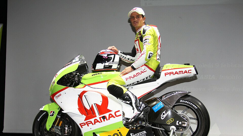 Randy de Puniet gefällt die Zusammenarbeit mit Ducati., Foto: Pramac