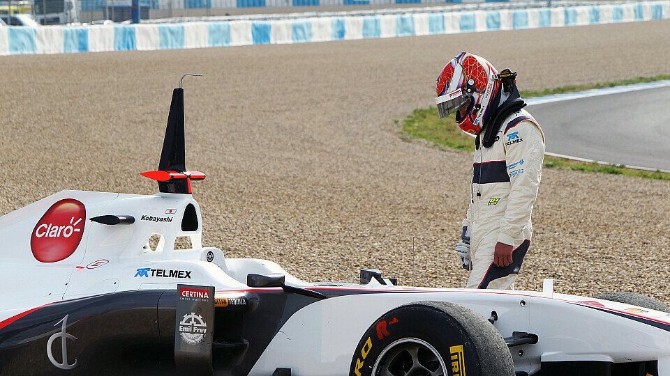 Kamui Kobayashi will vorerst der beste Mittelfeldfahrer werden., Foto: Sutton