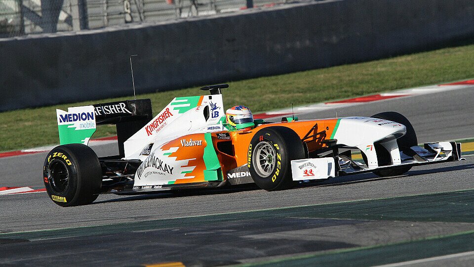 Das Auto von Paul di Resta wird dank der zusätzlichen zwei Wochen besser vorbereitet, Foto: Pirelli