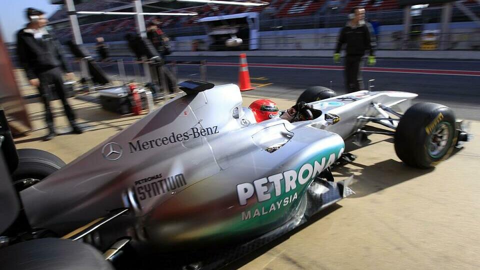 Michael Schumacher und Mercedes reisen am 9. März wieder nach Barcelona, Foto: Mercedes-Benz