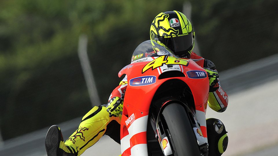 Casey Stoner glaubt an Valentino Rossis Talent, Foto: Ducati