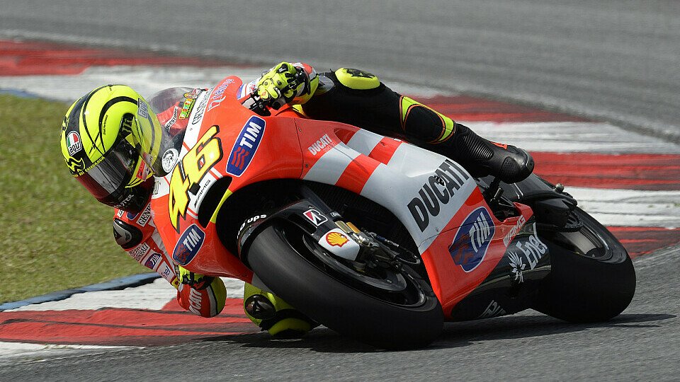 Colin Edwards zweifelt nicht an der Schlagkräftigkeit von Rossi auf Ducati, doch müsse der Italiener noch fitter werden., Foto: Ducati