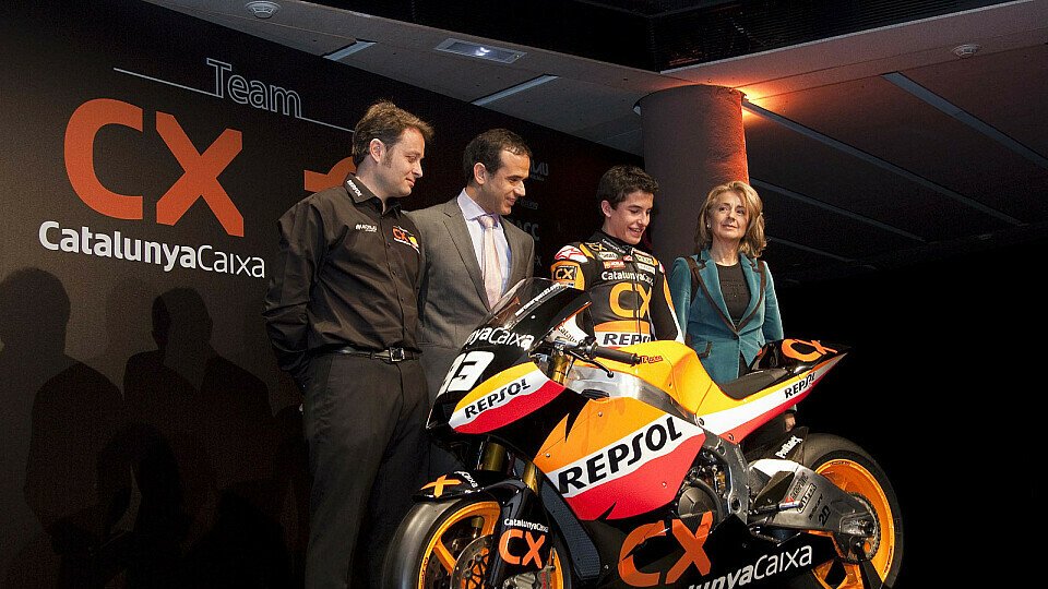 Marc Marquez bei der offiziellen Präsentation seiner Moto2-Gefährten, Foto: Repsol