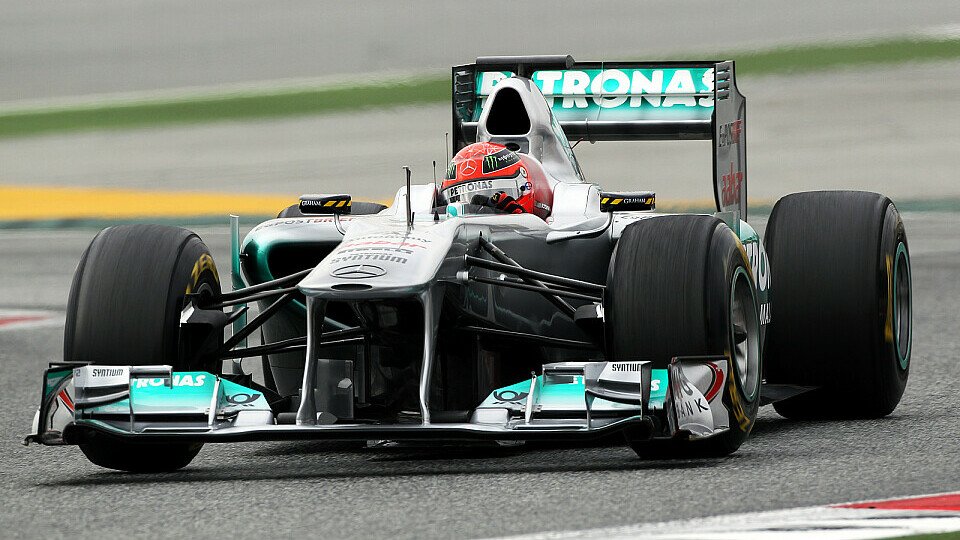 Mercedes hinterließ beim letzten Test in Barcelona einen guten Eindruck, Foto: Sutton