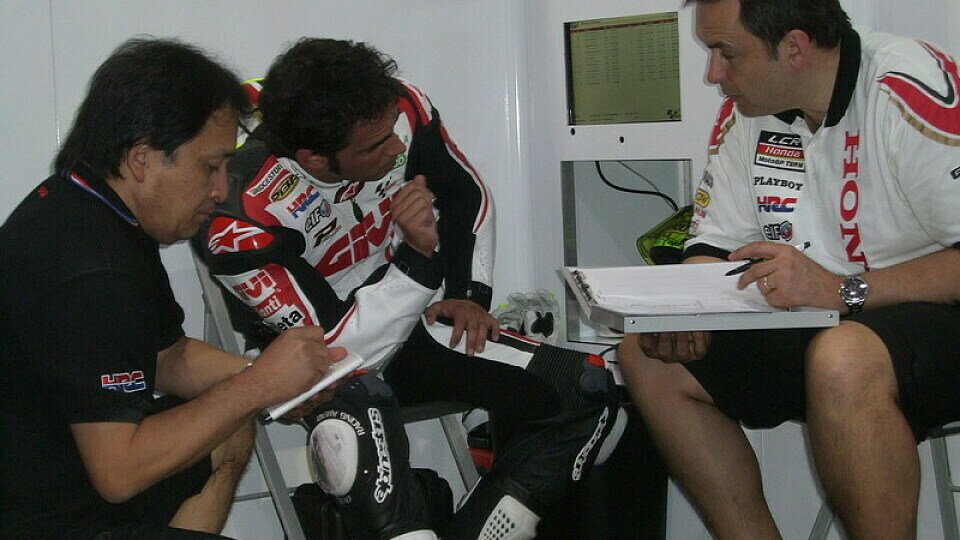 Es gibt viel zu tun, Foto: LCR Honda