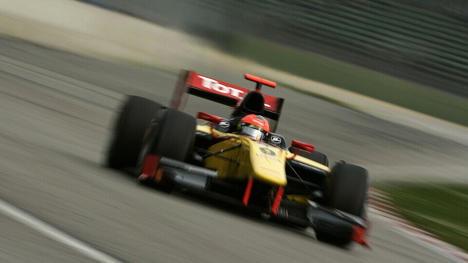 Romain Grosjean schaffte es wieder auf Platz eins, Foto: GP2 Asia Series