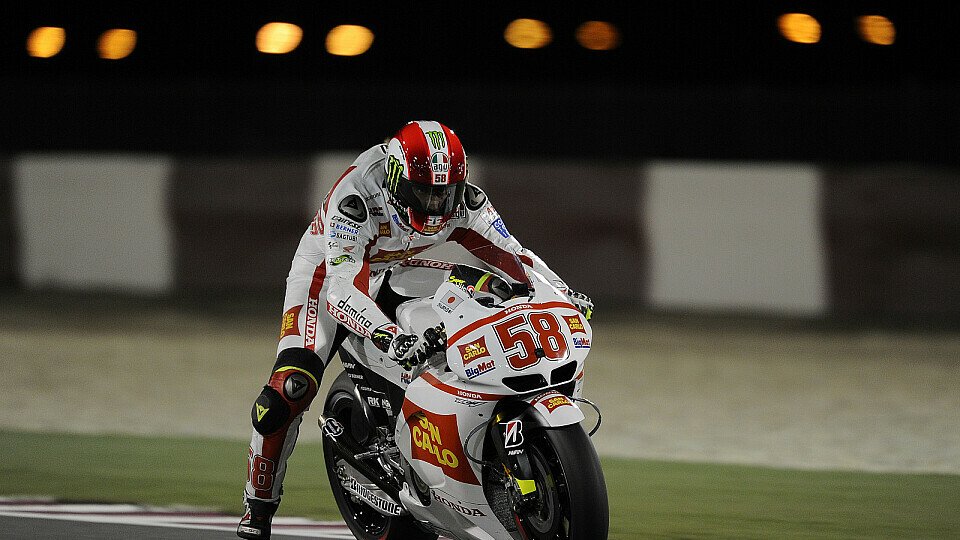 Simoncelli freute sich in der Spitzengruppe kämpfen zu können, Foto: Milagro