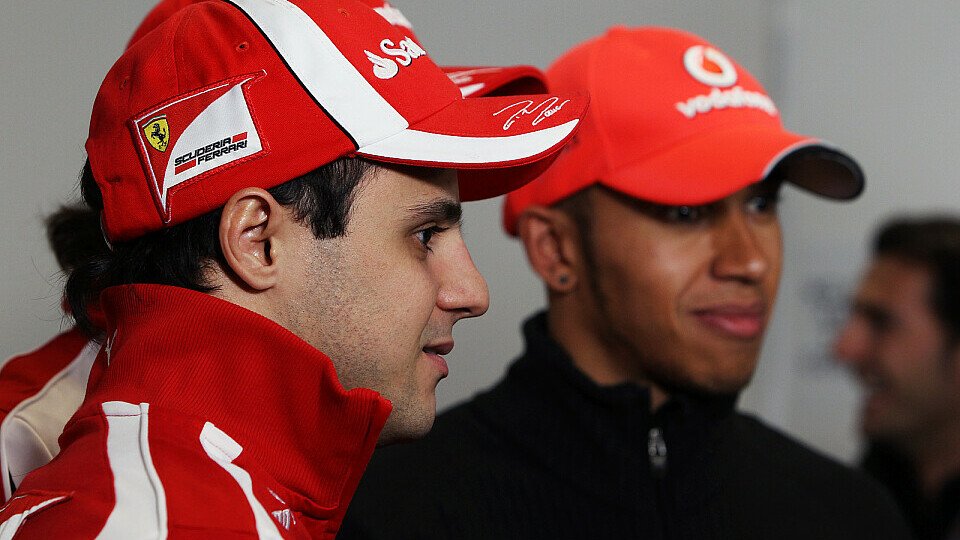 Lewis Hamilton und Felipe Massa haben Frieden geschlossen, Foto: Sutton