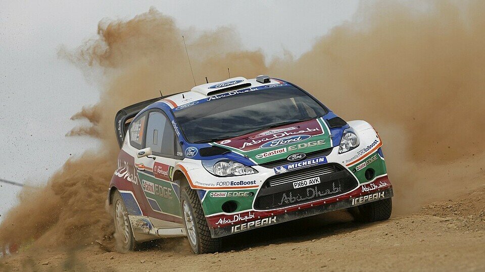 Latvala war trotz vieler Probleme mit der Rallye Portugal zufrieden, Foto: Ford