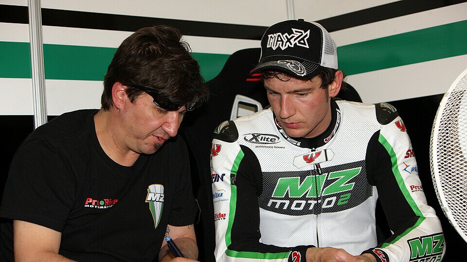 Max Neukirchner stürzte in der Qualifikation abermals, Foto: MZ Racing