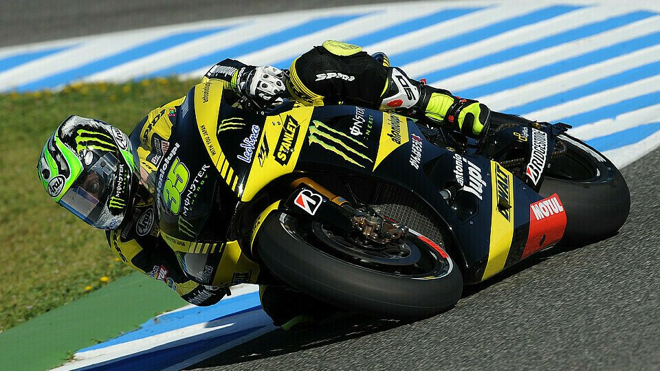 Auf seiner MotoGP Yamaha leidet Crutchlow immer unter schmerzenden Unterarmen, Foto: Milagro