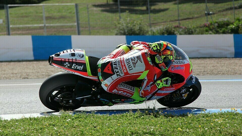 Rossi war mit der GP12 sehr zufrieden, Foto: Ducati
