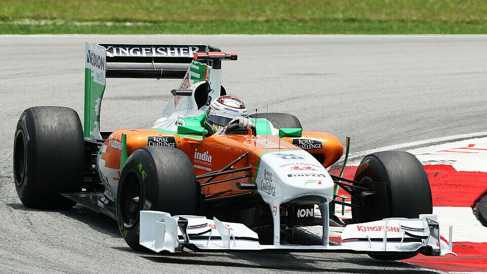 Adrian Sutil war von der schlechten Leistung in der Qualifikation überrascht, Foto: Sutton