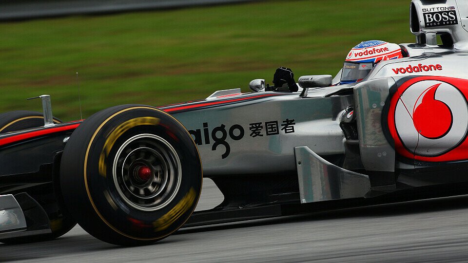 Jenson Button schob sich vorerst an die Spitze, Foto: Sutton