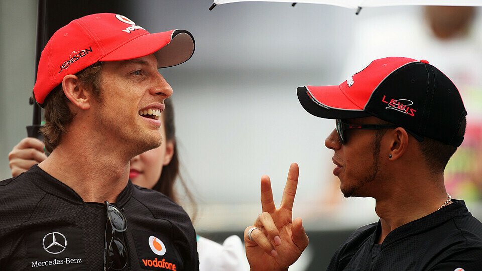 Jenson Button und Lewis Hamilton könnten noch lange bei McLaren bleiben, Foto: Sutton