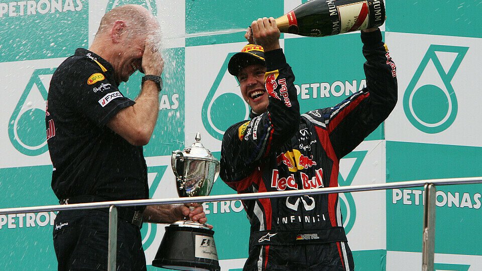Sebastian Vettel war es wichtig, dass Leute wie Adrian Newey bei Red Bull blieben, Foto: Sutton