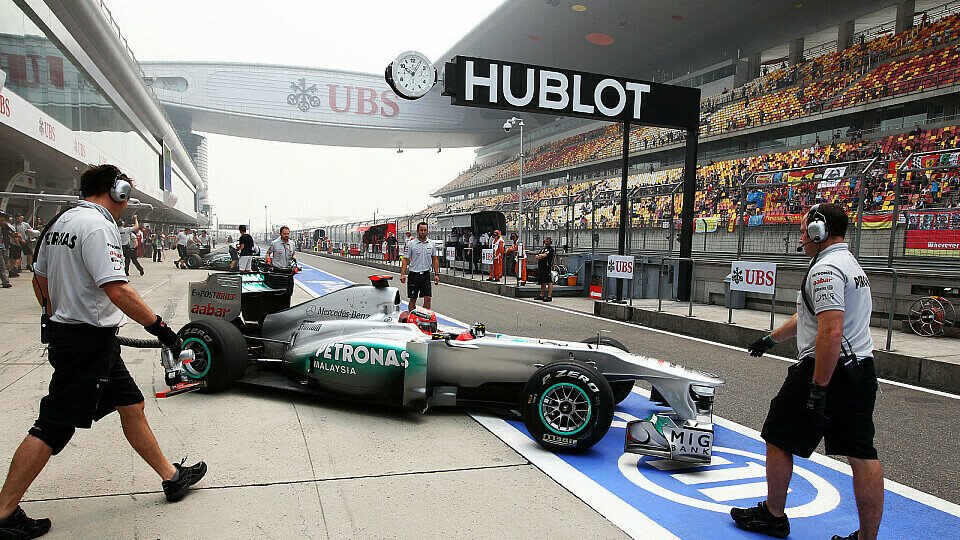 Hat Mercedes GP in Shanghai zurück in die Spur gefunden?, Foto: Sutton
